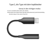 Samsung Adaptador USB-C a Jack 3.5 mm – Conector de Audio Compatible - Imagen 4