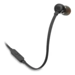 JBL T110 In-Ear Audífonos – Negro | Sonido JBL Pure Bass, Micrófono, Cable Plano - Imagen 2