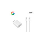 Cargador Google 30 W USB-C – Carga Rápida para Pixel 8 Pro + Cable - Imagen 2