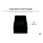 Samsung Wireless Fast Charge Pad USB-C – Negro - Imagen 4