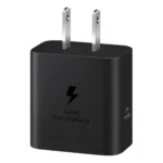 Cargador Samsung Tipo C Original 25 W con Cable 1 m – Negro – Carga Súper Rápida - Imagen 2