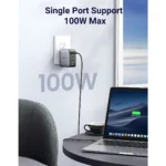 Cargador Ugreen 100 W GaN – 4 Puertos (3 USB-C + 1 USB-A) de Carga Utra Rápida - Imagen 7