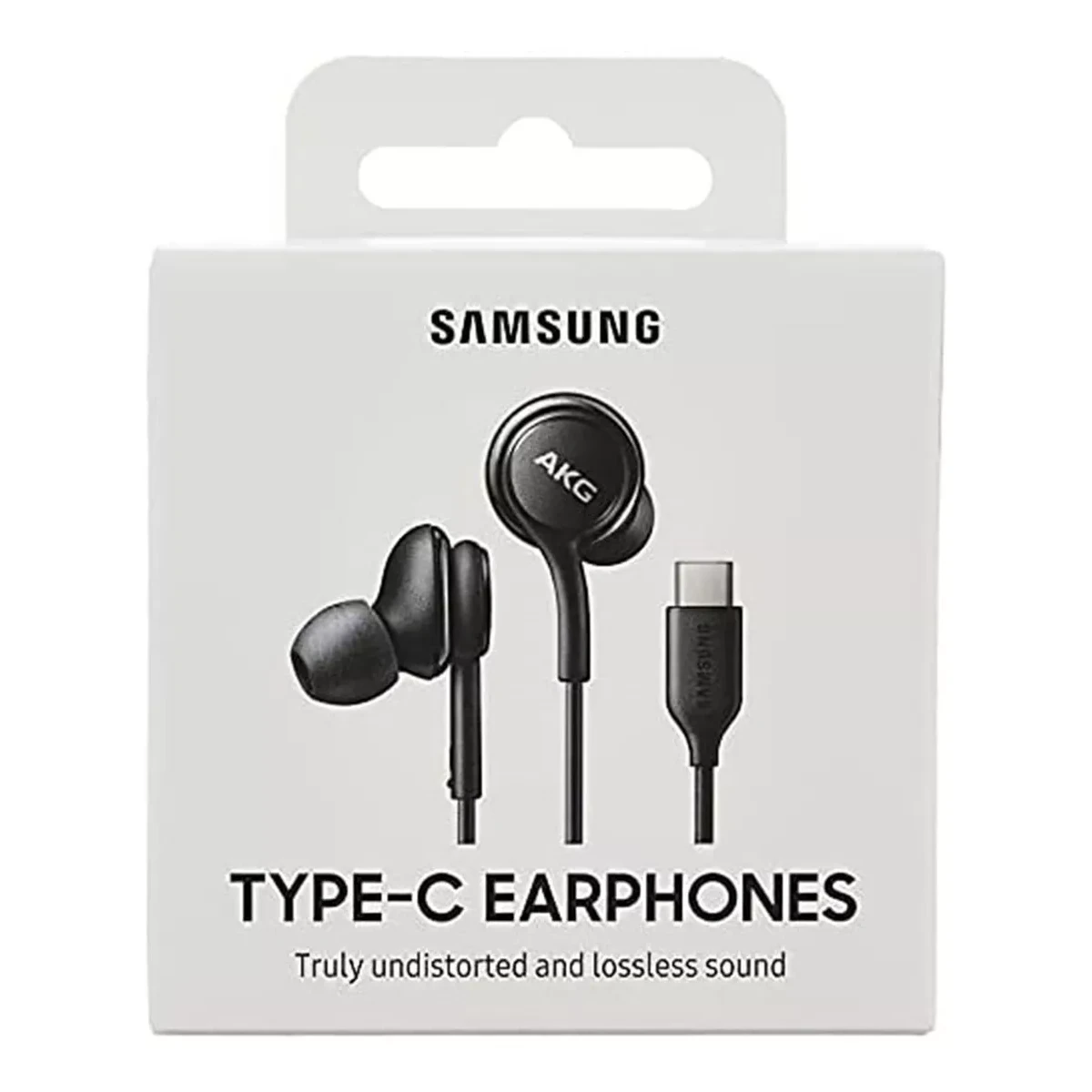 Samsung Type-C Earphones – Negro Sonido AKG - Imagen 1