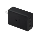 Cargador Samsung 65W Power Adapter Trio – Negro (3 puertos: 2 USB-C + 1 USB-A) - Imagen 4