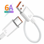 Cable de Datos y Carga Rápida Xiaomi 6A Type-C – Blanco (1 m) - Imagen 2