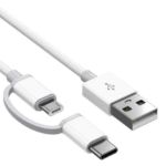 Cable Multifuncional Samsung – USB-C y Micro-USB en 1